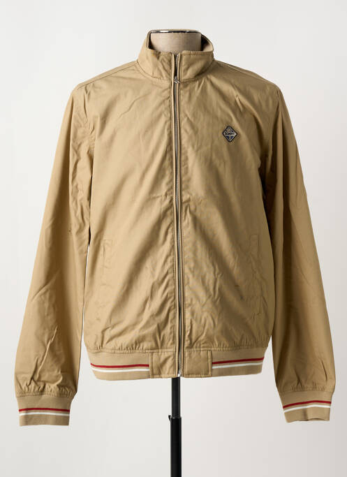 Blouson beige SCHOTT pour homme