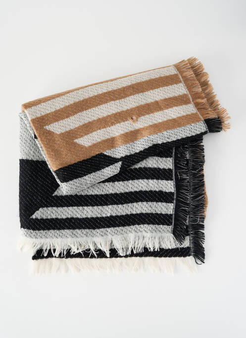 Echarpe noir PIECES pour femme