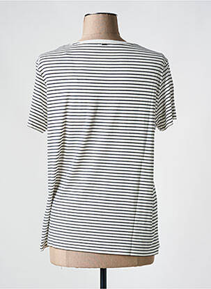 T-shirt col v blanc IKKS femme
