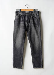 Jeans coupe droite noir CALVIN KLEIN homme