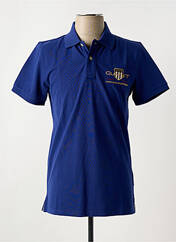 Polo bleu GANT pour homme seconde vue