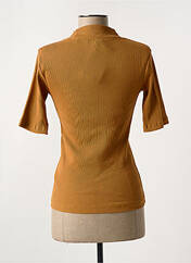 T-shirt marron KNOWLEDGE COTTON APPAREL pour femme seconde vue