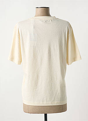T-shirt col rond blanc GANT femme