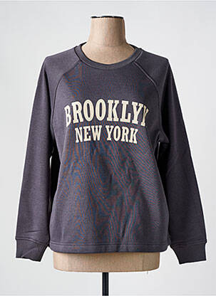 Pull col rond noir B.YOUNG femme