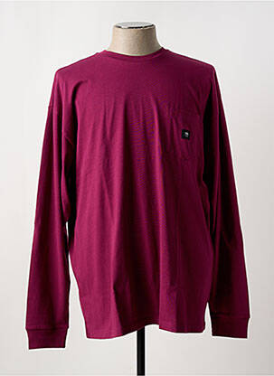 T-shirt col rond violet VANS homme