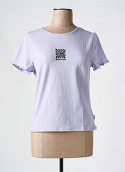 T-shirt violet VANS pour femme seconde vue