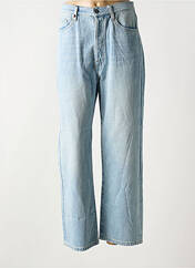 Jeans coupe droite bleu F.A.M. pour femme seconde vue