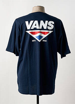 T-shirt col rond bleu VANS homme