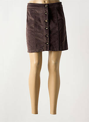 Mini-jupe marron ARTLOVE pour femme