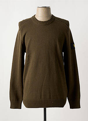 Pull col rond vert LYLE & SCOTT homme