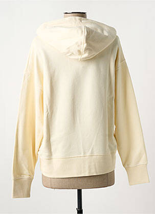 Sweat-shirt à capuche col rond blanc GANT femme