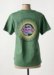 T-shirt vert VANS pour femme seconde vue