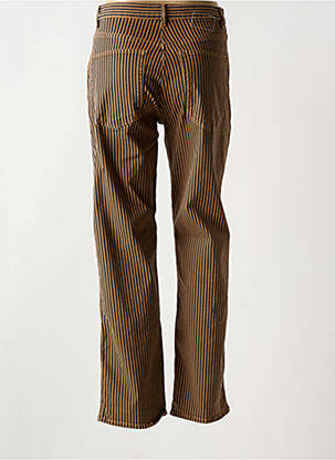 Pantalon droit marron LEON & HARPER femme