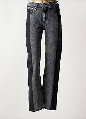 Jeans coupe droite noir CALVIN KLEIN femme
