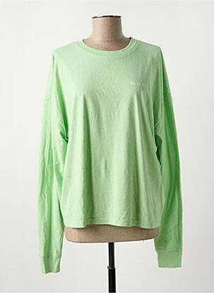 T-shirt col rond vert ROXY femme