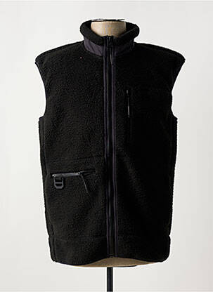 Veste casual col col montant noir RAINS homme