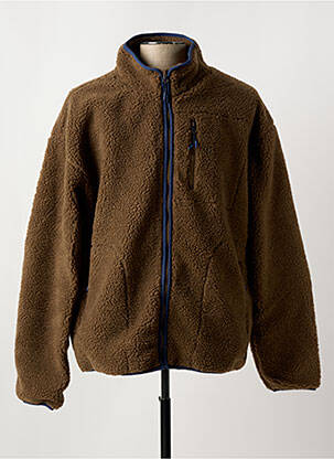 Veste casual col col montant marron BLEND homme