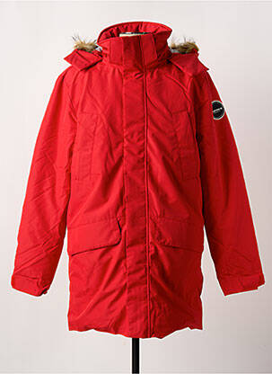 Doudoune col col montant rouge ICEPEAK homme