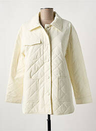 Doudoune col col montant blanc GRACE & MILA femme