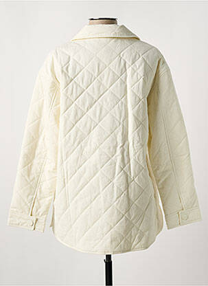 Doudoune col col montant blanc GRACE & MILA femme