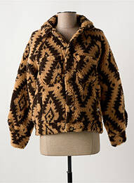 Manteau court marron BANANA MOON femme
