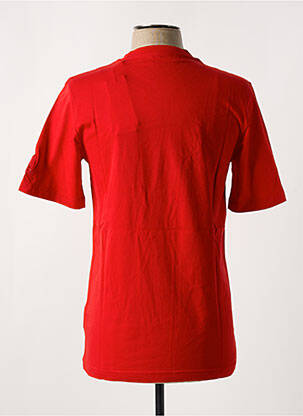 T-shirt col rond rouge ADIDAS homme
