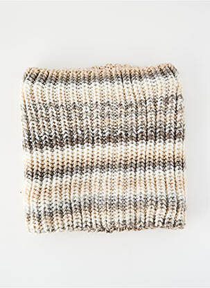 Col / tour de cou beige BROADWAY femme