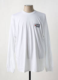 T-shirt col rond blanc VANS homme