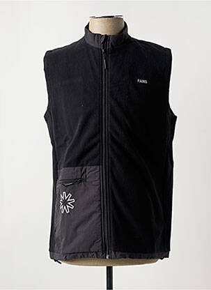 Polaire col col montant noir RAINS homme