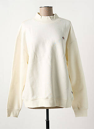 Sweat-shirt col rond blanc DICKIES femme