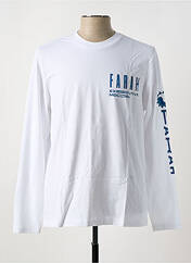 T-shirt blanc FARAH pour homme seconde vue