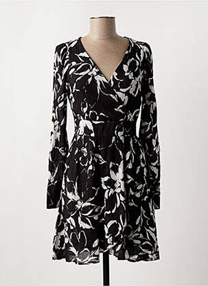 Robe courte col v noir VERO MODA femme