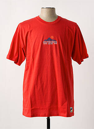 T-shirt col rond rouge VANS homme