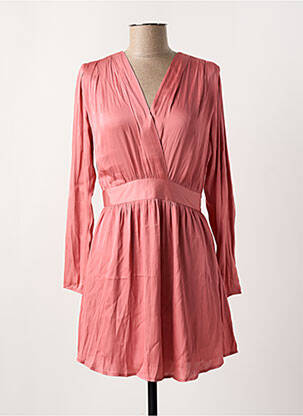 Robe courte col v rose SEE U SOON femme