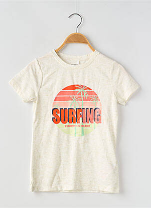 T-shirt col rond blanc NAME IT fille