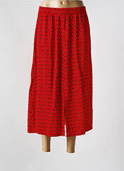 Jupe mi-longue rouge GRACE & MILA pour femme seconde vue