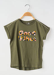 T-shirt col rond vert NAME IT fille
