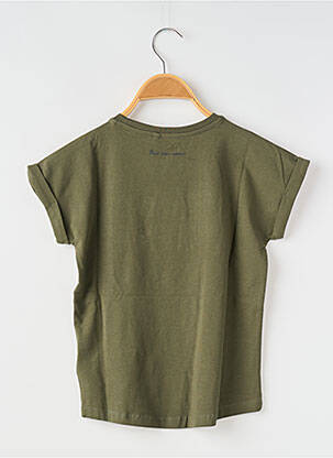T-shirt col rond vert NAME IT fille