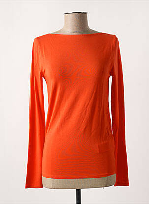 Top col rond orange CALVIN KLEIN femme