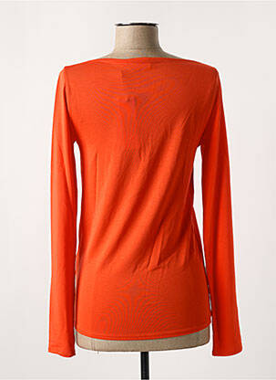Top col rond orange CALVIN KLEIN femme