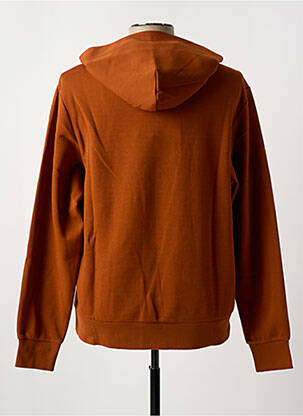 Sweat-shirt à capuche col rond marron CALVIN KLEIN homme