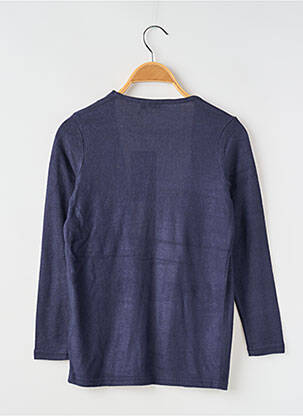 Gilet manches longues col v bleu NAME IT fille