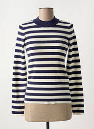 Pull col rond bleu LEVIS femme