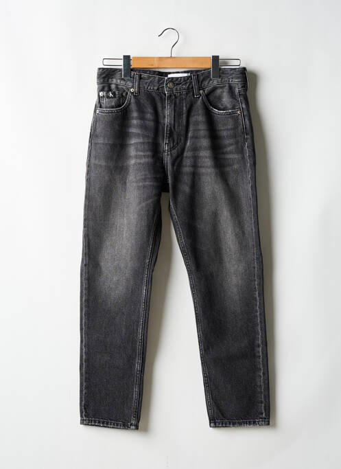 Jeans coupe droite noir CALVIN KLEIN pour homme