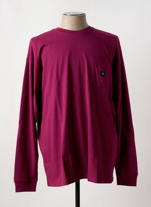 T-shirt violet VANS pour homme