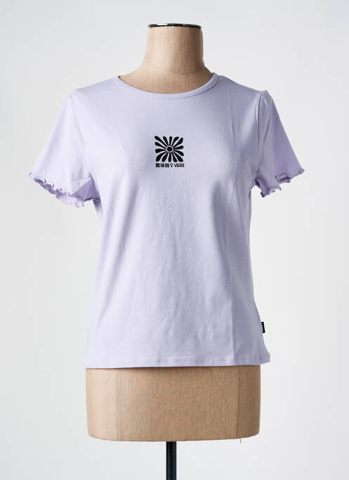 T-shirt violet VANS pour femme