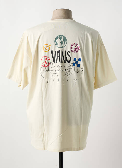 T-shirt blanc VANS pour homme