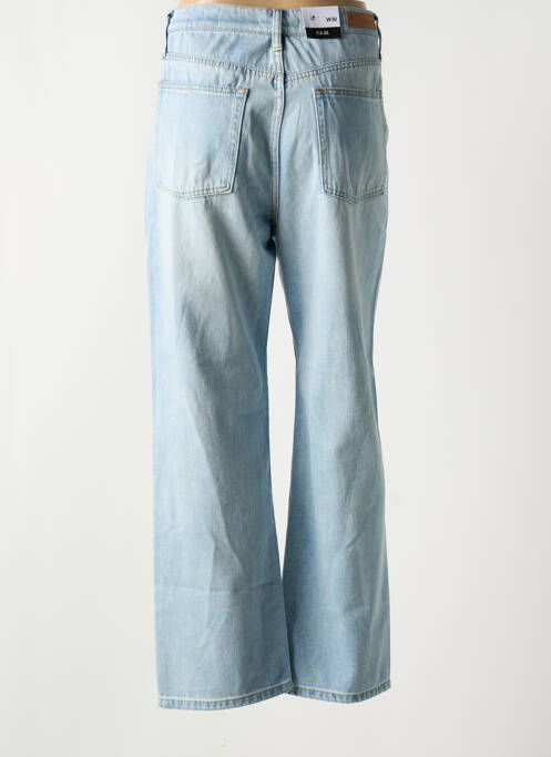 Jeans coupe droite bleu F.A.M. pour femme