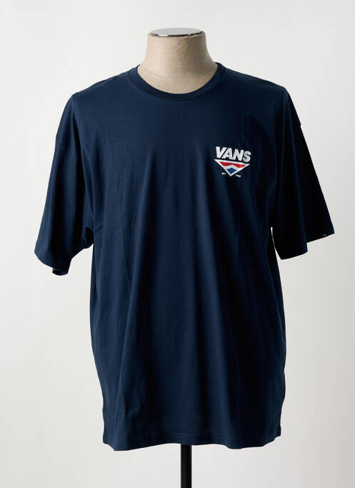 T-shirt bleu VANS pour homme
