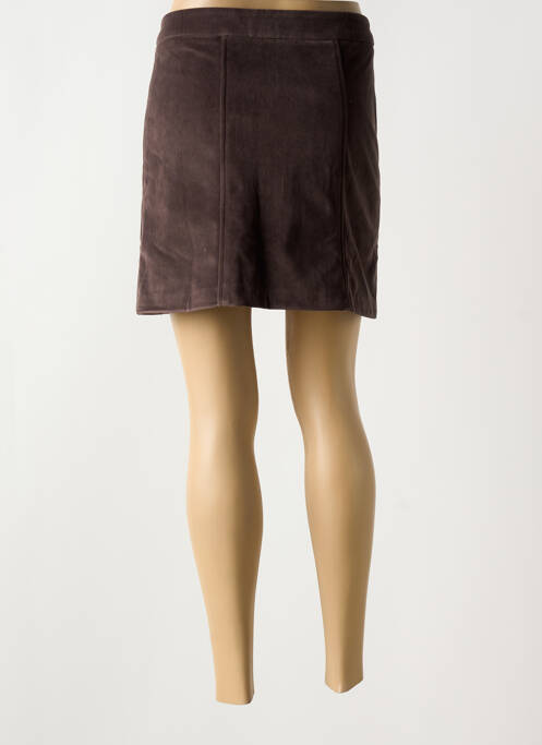 Mini-jupe marron ARTLOVE pour femme